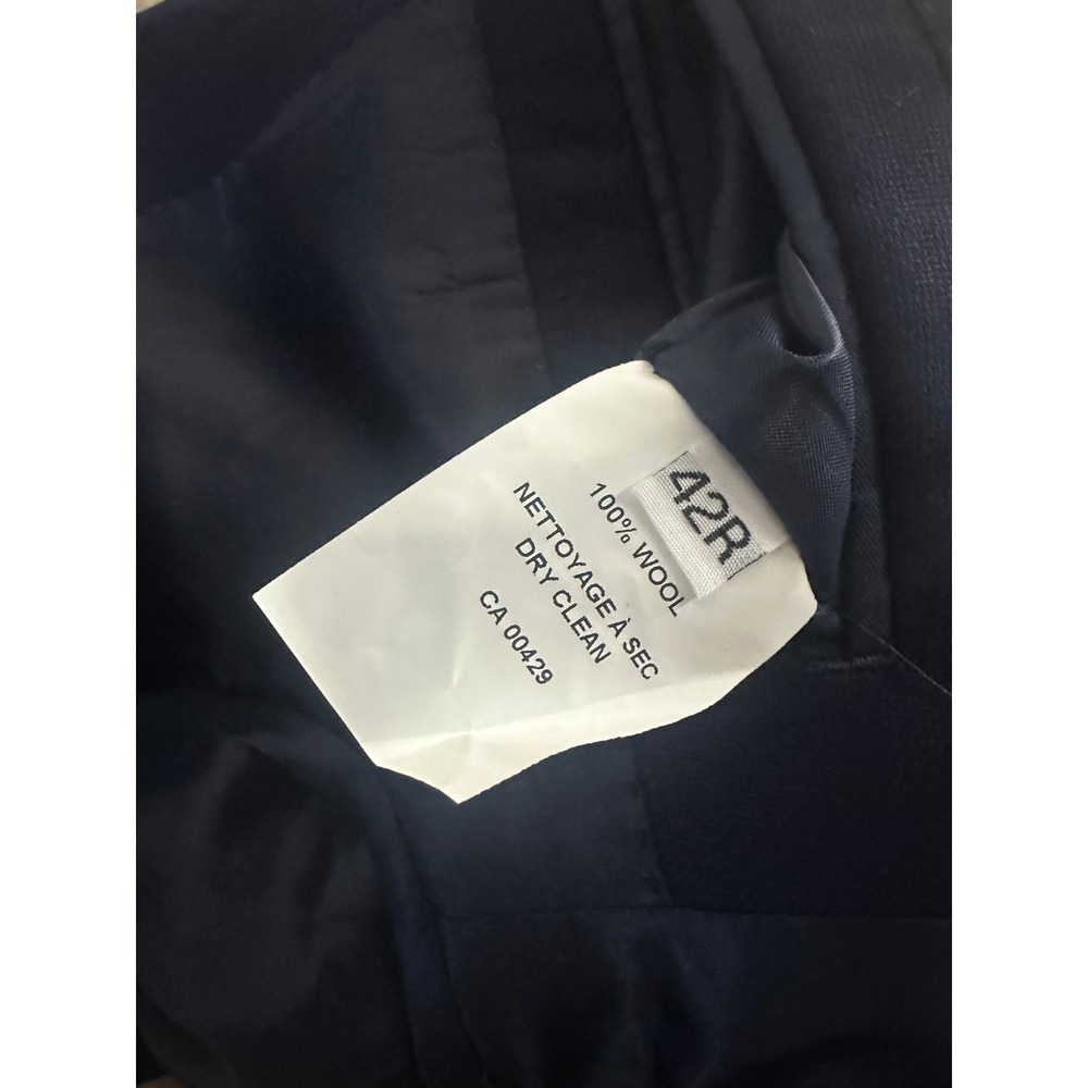 Peter Millar Navy Blue Blazer Sport Coat Jacket Mens 42R Made in Portugal - Picture 7 of 7